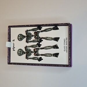 NIB Piper•K Skelton Earrings